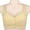 Yellow, variant on Tbopshirt Bras for Women,Women's Large Sized,Seamless,Comfortable,Breathable Underwear,Daily Bra