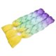 thumbnail image 5 of Cabello trenzado BACANA Ombre morado, azul, verde y amarillo, 24 pulgadas, 5 of 7
