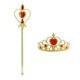 thumbnail image 5 of Set de Regalo de 5 Piezas, Princesa Incluye Corona con Varita Mágica - Accesorios de Vestir para Niñas para Carnaval, 5 of 5