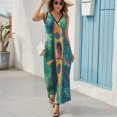 thumbnail image 6 of Colorful Kayaks Glide Across The Lake Pattern Design Sleeveless Dress Summer Clothes for Women Women's Clothing 2025, 6 of 7