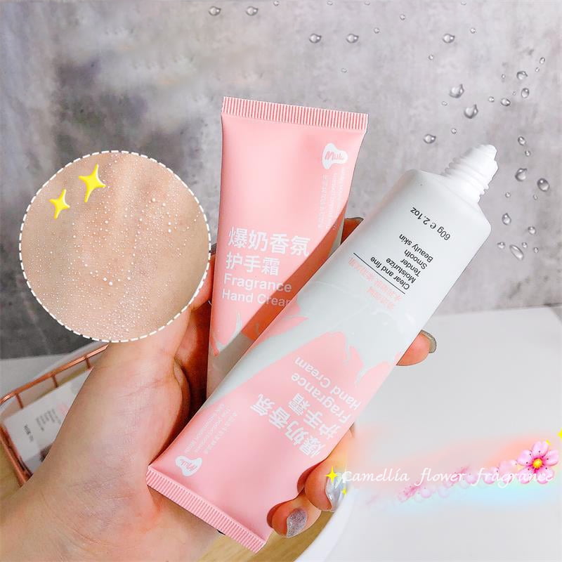 60ML Milks Hand Cream for Dry & Rough Hands Not Greasy Professional Repair