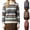 Beige, variant on Women Turtleneck Sweater Long Sleeve Striped Knit Pullover Relaxed Ribbed Cuff Hem Casual Warm Tops for Fall Winter Daily Office Wear Red One Size