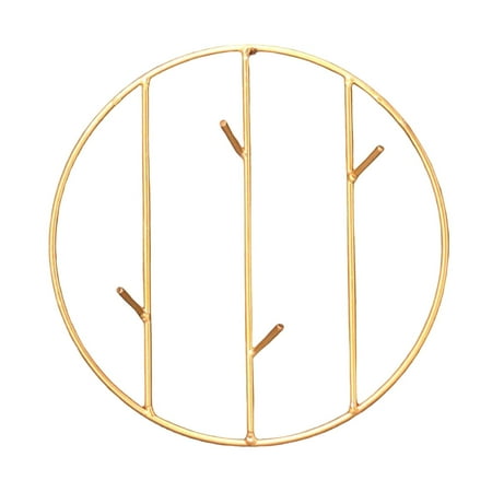 

Farmhouse Iron Wall Hook Heavy Duty Organizer Entryway Wall Hangers Keys Hanger Circle