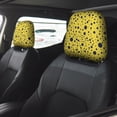 thumbnail image 2 of Kdxio Blue Spots Pattern Print 2 Piece Car Head Rest Covers Set Auto Front/Rear Seats Headrest Cover Universal Fit Most Cars,Sedan, SUV, 2 of 9