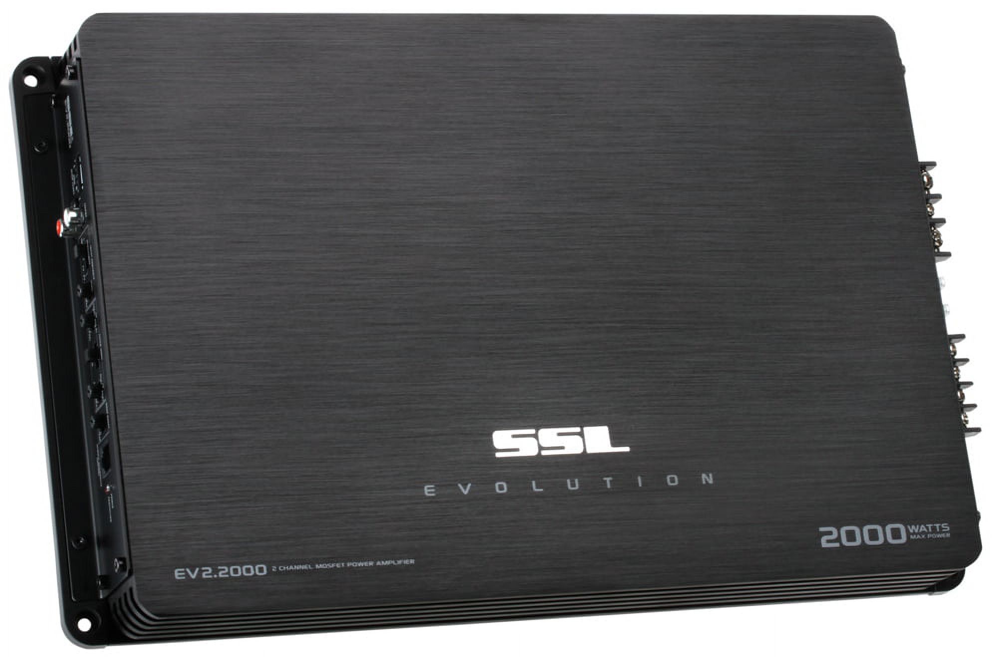 SOUNDSTORM EV2.2000 EVOLUTION Series 2-Channel MOSFET Class AB Amp (2,000 Watts max) - image 2 of 10