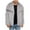 Gray Sweatshirt fot Men c, variant on safuny Men's Fur Cardigan Coat Large Lapel Long Sleeve Jacket Warm Soft Solid Stylish Casual Winter Outerwear Black L