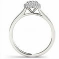 thumbnail image 3 of 3/4 Carat T.W. Diamond Single Halo 14kt White Gold Engagement Ring, 3 of 5