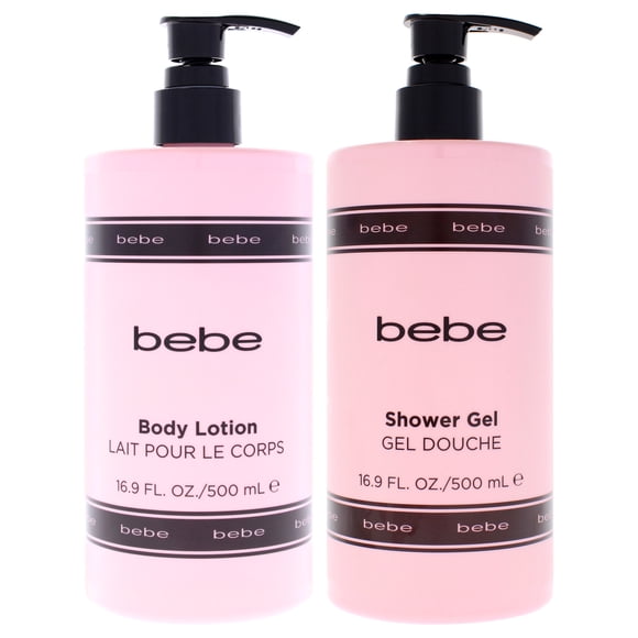 Kit de loción corporal Bebe para mujer, 2 piezas