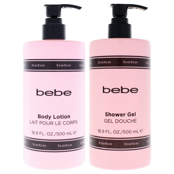 Kit de loción corporal Bebe para mujer, 2 piezas
