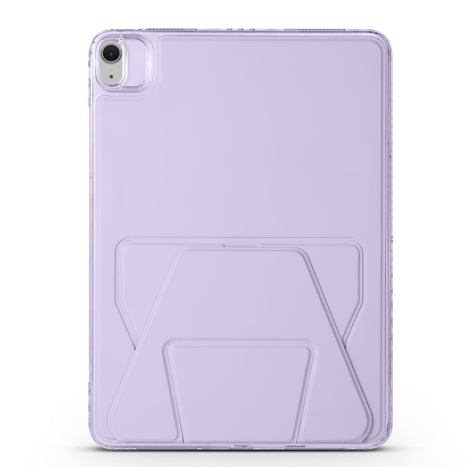TECH CIRCLE Slim Back Cover Case for iPad Air 13-inch (M2) 2024 Release, Built-in Kickstand, Supports Apple Pencil Charging & Attachment, PU Leather/TPU Protective Lightweight Thin Case, Purple