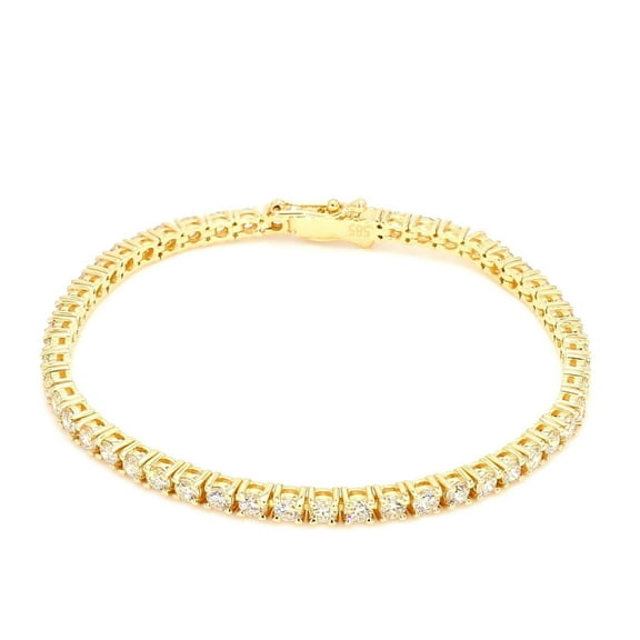 New World Diamonds Lab Grown Diamond Tennis Bracelet Stackable (5.0 cttw, H-I Color, VS-SI Clarity) 7"