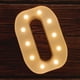 thumbnail image 1 of Luces LED de marquesina con letras, 26 letras del alfabeto iluminadas, letrero con números y letras para bodas, fiestas de cumpleaños, lámpara navideña a pilas, luz nocturna, decoración para el hogar, 1 of 5