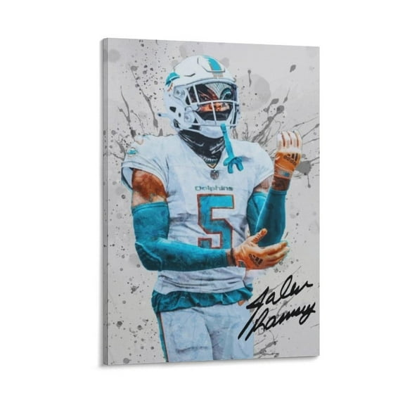Jalen Ramsey Canvas Poster Wall Art Poster Gifts Bedroom Prints Home Decor Hanging Picture Canvas Painting Posters 20x30inch(50x75cm)