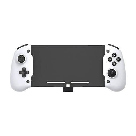 Wireless Controller for Nintendo Switch, Ergonomic Controller for Nintendo Switch with Gravity Induction of Six-Axis Gyroscope, Double Motor Vibration and Screen Capture Button，White，1PC