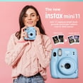 thumbnail image 5 of FUJIFILM INSTAX Mini 11 Instant Film Camera (Sky Blue) with Fujifilm Instax Mini Twin Film (40 Exposures), 5 of 7