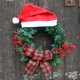 thumbnail image 2 of Guirnalda navideña con sombrero de bayas rojas, adorno para puerta delantera del árbol de Navidad, 2 of 5