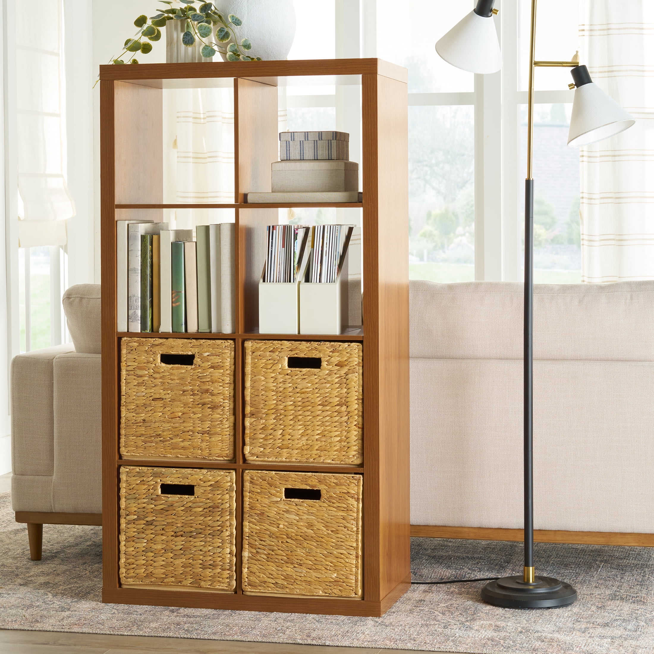 Better Homes & Gardens 8 Cube Storage Organizer, Acorn