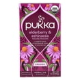 thumbnail image 4 of Pukka Organic Herbal Tea, Elderberry Echinacea, Caffeine-Free, Tea Bags 20 Count Box, 4 of 6