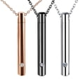 thumbnail image 3 of CIYISON Cylinder Memorial Container Jewelry Memorial Keepsake Pendant Chain Necklace, 3 of 12