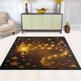 thumbnail image 3 of Ryvnso Glitter Musical Notes Area Rug Floor Mats Non-Slip Home Carpet 80 x 58 inch, 3 of 7