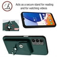 thumbnail image 7 of ELEHOLD for Samsung Galaxy A13 5G Wallet Case PU Leather Organ Card Slots Holders Magnetic Button Finger Ring Holder Stand Shockproof Full Protective Case,green, 7 of 7