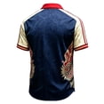 thumbnail image 3 of Mexico Jersey Soccer Shirts Short Sleeve Button Down Jerseys Casual Summer Tops for Sports Beach Tees, 3 of 5