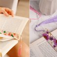 thumbnail image 6 of Pressed Flower Bookmarks (2 Pack) Clear Dried Floral Resin with Tassels Handmade Gift for Women, Students, Bookworms, Book Lovers, Accessories to Increase Reading Interest, 6 of 6