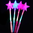thumbnail image 2 of Illuminated Stars Children Bar Five-pointed Star Magic Flash Girl Stick Kids Toys, 2 of 5