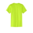 thumbnail image 6 of Port & Company Core Blend Pocket Tee-L (Safety Green), 6 of 6