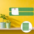 thumbnail image 1 of RENACLIPY 1 Set of Felt Pin Board Strips for Wall Display Simple Design Green, 1 of 6