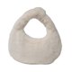 thumbnail image 5 of Bolso de felpa para mujer, ligero y moderno, tipo bandolera, tipo bola de masa. Blanco, 5 of 7