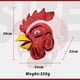 thumbnail image 3 of Máscara de Gallo Jinwen Cubierta de Pollo Accesorios para Disfraces Decorativa de Látex, 3 of 7