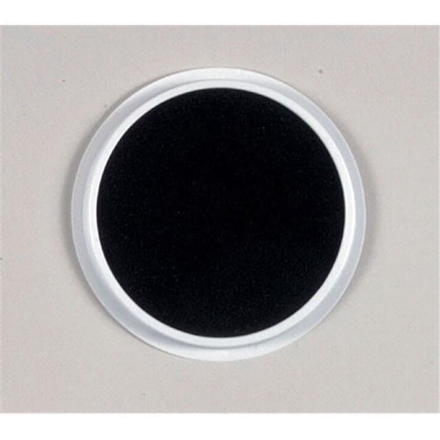 Center Enterprises Ce-6606 Tampons Lavables Jumbo Circulaires Noirs-Simples