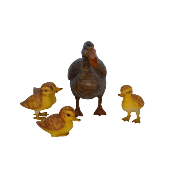 Duck family Bronze Statue - Size: 12"L x 4"W x 9"H.