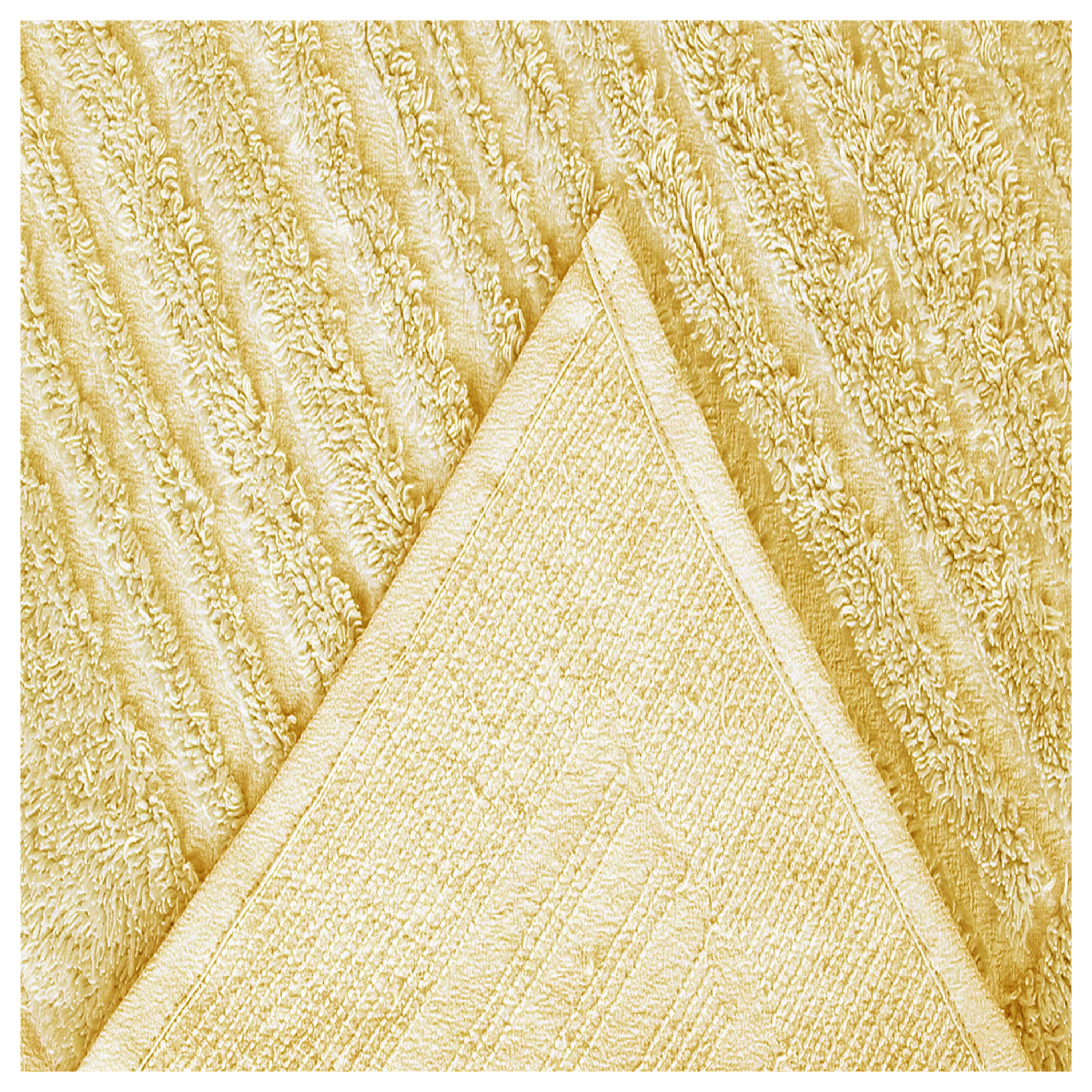 Better Trends 2 Piece Chenille Bedspread Set for Twin Bedspread 100% Cotton Lightweight Bedspread for all Season Ashton Collection (Yellow)