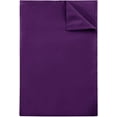 thumbnail image 4 of 700 Thread Count 3 Piece Flat Sheet ( 1 Flat Sheet + 2- Pillow cover ) 100% Egyptian Cotton Color Purple Solid Size California King, 4 of 4