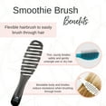 thumbnail image 3 of Calista Smoothie Brush, Flex Brush for Dry or Wet Hair, For All Hair Types - White, 3 of 6