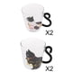 thumbnail image 1 of Taza de Cristal Yotijar de Doble Capa 4 Piezas, 1 of 10