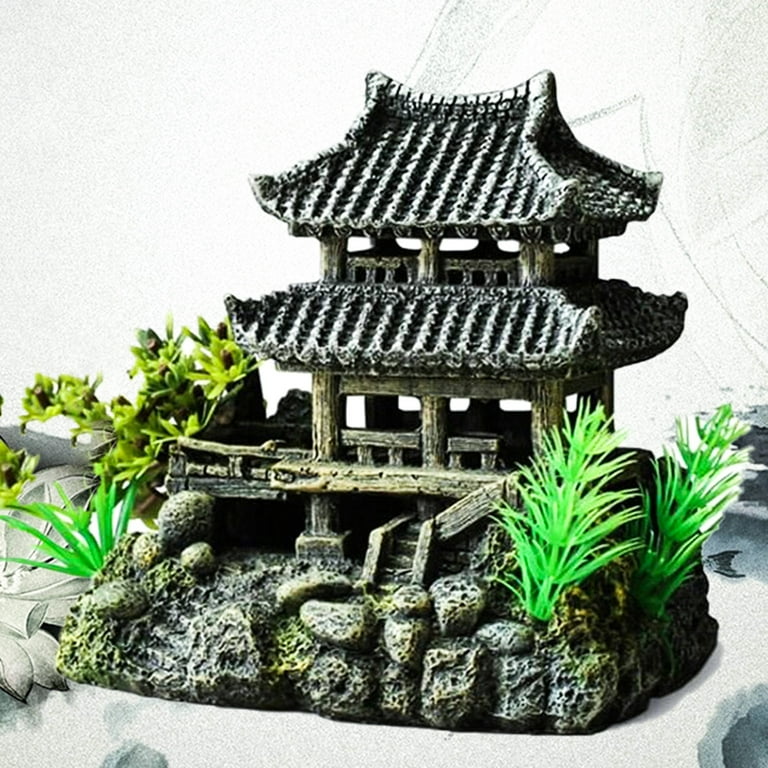 Oriental fish top tank decorations