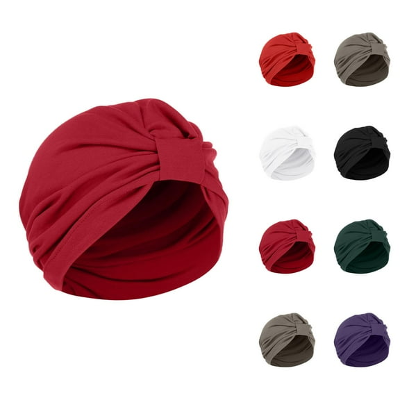 Women Square Head Scarf 80x80 â Turban Wrap Bonnet Hat for Hair Loss, Long Tail Head Cover Cap, Lightweight Modest Hijab Beanie Style Headwrap for Daily Wear, Sleep, Chemo, or Prayer Use