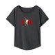 thumbnail image 2 of Camiseta para mujer, top de manga corta, camiseta básica, camiseta de cuello redondo para salida, oficina, senderismo SG, 2 of 8