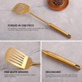 thumbnail image 4 of Juego de utensilios de cocina Standcn dorado de acero inoxidable 18/10 x9, 4 of 8