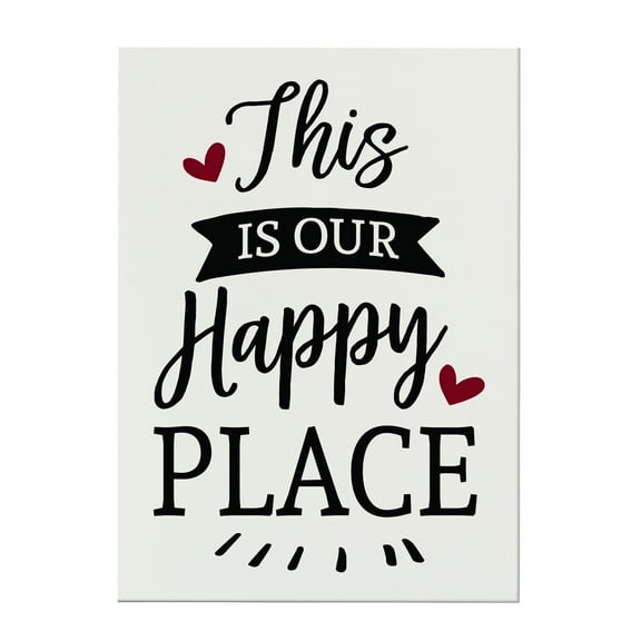 Wall Decor for Home Sign Gift - Our Happy Place