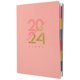 thumbnail image 3 of Journal Planner Diary Recording Notebook For Youth Trips And Vacations 21.00X14.50X1.80cm Pink Paper 1Set, 3 of 4
