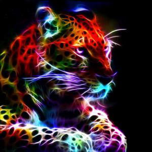 Fancyleo DIY 5D Colorful Leopard Diamond painting Number Kits Full Drill Diamond Embroidery Painting Stitch Craft Kit for Home Decor Wall Sticker Leopard