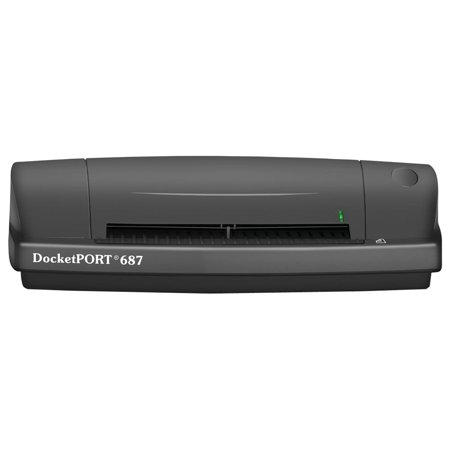 UPC: 0680085006878 | Ambir Technology DocketPort 687 Duplex Card Scanner  Black