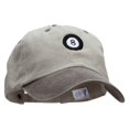 thumbnail image 5 of 8 Ball Pool Embroidered Pigment Dyed Wash Cap - Beige Brown OSFM, 5 of 5