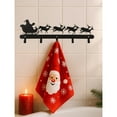 thumbnail image 3 of 1 Pc Christmas Stocking Wall Rack with Hangers Holder Stand Metal Stocking Hangers Mantel Wall Mount Hook Holder for Mantle Entryway Holiday, 3 of 8