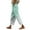Mint Green, variant on Women's Gradient Elastic Pants with Pocket Buttons, Loose Fit Straight Leg Casual Trousers with H-Line Silhouette and Natural Waist, Long Length for Daily Wear and Casual Occasions Pink XL