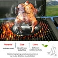 thumbnail image 3 of Savor The Flavor, Stainless Steel Beer Can Chicken Holder Offers Premium Grade Quality, Anti-corrosion Coating Ensures Longevity, Dishwasher Safe For Hassle-free Maintenance,, 3 of 7